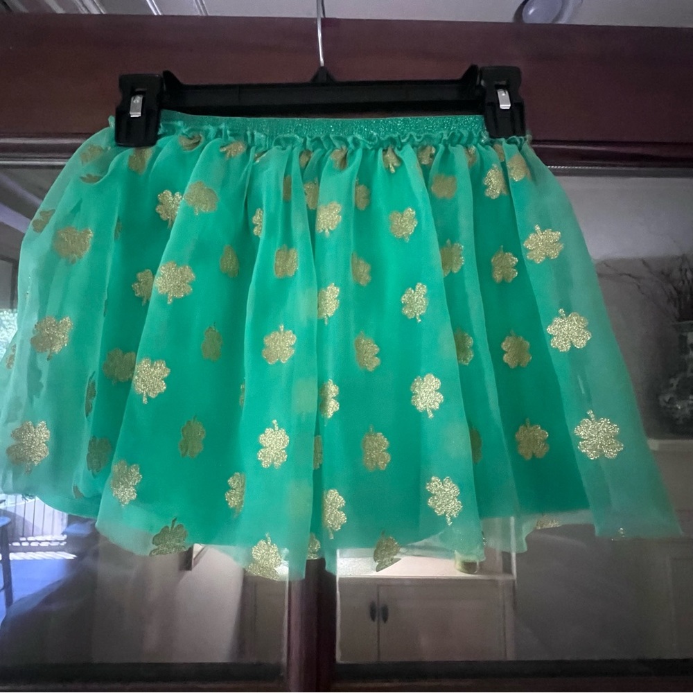 St Patrick’s Green and Gold Girl’s Tutu Type Skirt